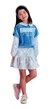 Vestido Branco Floral Manga Longa E Gola Boneca-petit Cherie
