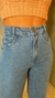 Imagem do CALÇA JEANS WIDE LEG PANTALONA CINTURA ALTA LARGA FEMININA