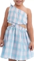 Vestido Casual Xadrez Com Decote - Mon Sucré 130 na internet
