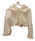 Bolero Off White Com Gola Boneca - Petit Cherie