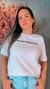 T-SHIRT LANÇA PERFUME BABY LOOK BRANCO REF.004333 - comprar online