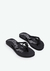 Chinelo Preto Logo Redonda Name Brilho Easy Lança Perfume