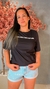 T-SHIRT LANÇA PERFUME BABY LOOK PRETO REF.004333