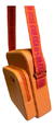 Imagem do Bolsa Colcci Texas Transversal Laranja Alper Alça Logomania
