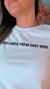 T-SHIRT LANÇA PERFUME BABY LOOK BRANCO REF.004333 na internet