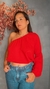 Cropped Ombro Só Manga Longa Com Detalhe - Cacay - comprar online