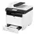 Impresora RICOH M 320F con bandeja de papel abierta, lista para carga de hojas