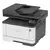 Impresora RICOH M 400FW en vista diagonal mostrando diseño y bandejas