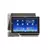 Pantalla táctil de la RICOH SP C840DN con interfaz de usuario para gestión de impresión