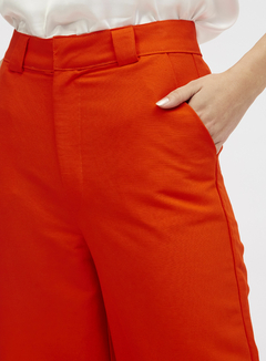 Calça Linho Sommer Laranja Febo - B Loures boutique