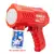 Pistola de bolhas elétrica infantil, máquina automática de bolhas.