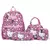 Imagem do Mochila Kuromi 4 peças, estojo de lápis, bolsa de ombro, conjunto de carteira,