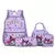 Mochila Kuromi 4 peças, estojo de lápis, bolsa de ombro, conjunto de carteira, - comprar online
