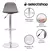 Set de 2 bancos altos transparentes - LucVic Store