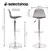 Set de 2 bancos altos transparentes - comprar en línea