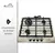 Parrilla de 4 quemadores de acero inoxidable - comprar en línea