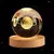 Imagem do Bola de Cristal em Vidro com Base de Madeira