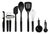 Set De Utensillos Kitchenaid 15 Piezas Negro Kqg447bxobe