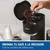 Cafetera Oster Latte 4 En 1 Con Espumador Bvstdc02b 1 Color Negro