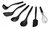 Set De Utensilios Kitchenaid Kqg469bxobg 6 Piezas Negro