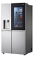 Heladera LG Sbs Gs66sxsc Inverter 570l Instaview Dispenser Color Gris