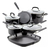 Batería Cocina Kitchenaid 84800 10 Piezas Antiadherente Negr - comprar online