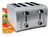 Tostadora 4 Panes Peabody Pe-t8520 Color Acero Inoxidable - tienda online