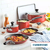 Batería De Cocina Farberware 22320 15 Piezas Antiadhere Rojo