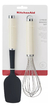 Set Utensilios Kitchenaid Kqg463ohace Espatula Batidor Crema - MADISON TEC