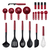 Set De Utensilios Kitchenaid Kqg494bxerg 20 Piezas Rojo