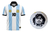 Combo Diego Maradona Oficial Pelota Y Camiseta Dm10 Oferton