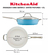 Sarten Kitchenaid Con Tapa Cerámico Antiad. 4,7 L 84819 Azul - MADISON TEC