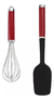 Imagen de Set Utensilios Kitchenaid Kqg463ohere Espatula Batidor Rojos