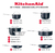 Batería Cocina Kitchenaid 80120 11 Piezas Antiadh Negro Mate - comprar online