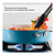 Sarten Kitchenaid Con Tapa Cerámico Antiad. 4,7 L 84819 Azul - tienda online