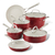 Batería Cocina Kitchenaid 84845 Antiadherente 10 Piezas Rojo