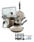 Batería De Cocina Farberware 22293 15 Piezas Antiad Aluminio