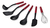 Set De Utensilios Kitchenaid Kqg494bxerg 20 Piezas Rojo en internet