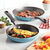 Set 2 Sartenes Farberware 22330 Antiadherente 21 Y 25cm Aqua en internet