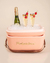 Conservadora Heladera Polarbox Deluxe Retro Rosa Gold 12 Lts - tienda online