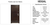 Puerta Lisa Con Marco, 213x96cm. - comprar en línea