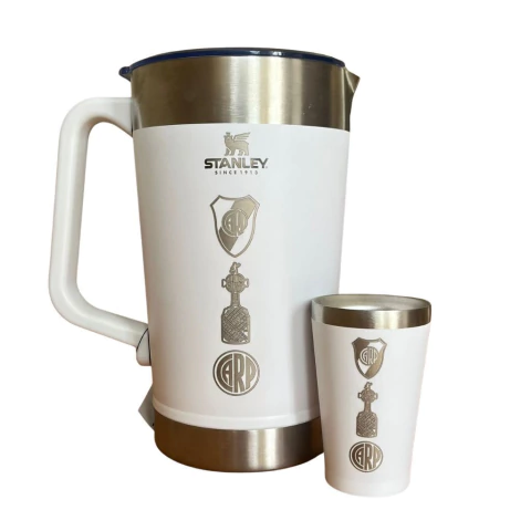 Imagen de JARRA 2LT + VASO DE ACERO INOX