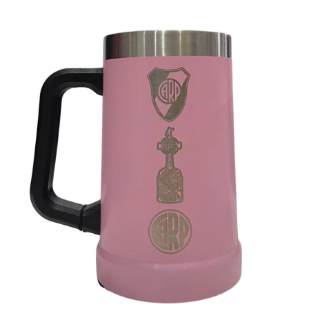 Jarra Chopp de Acero Inoxidable River Plate – 500 ml en internet