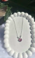 Collar corazon rosa AB - comprar online