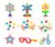 MAGNIFIC BUILDING STARS 150 piezas - Baruja Toys