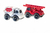 SET DE CAMIONES AMBULANCIA Y BOMBEROS DE MATERIAL BIOPLÁSTICO - comprar online