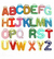 LETRAS IMANTADAS DE COLORES en internet