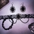 Conjunto gargantilha preta - comprar online