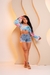 Shots jeans cintura alta - comprar online