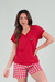 PIJAMA EM ALGODAO COM APLICAÇÕES - comprar online